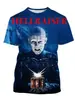Camiseta Estampada Digitalmente 3D de la Película de Terror "Persiguiendo Almas Fantasmales" para Hombre y Mujer de Manga Corta 2024 Venta Caliente Transfronteriza