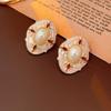 Aretes de Diamantes Vintage Medievales Elegantes Aretes Estilo Corte de Moda Aretes Colgantes Aretes de Lujo Ligero de Alta Gama