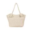2024 Mulheres Grande Capacidade Beach Bag Tote Bag Moda Estética Elegante Coreano Moda Shoulder Bag Tecido