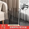 Bote de Basura Doméstico Moderno, Lujo Ligero Transparente Dormitorio Baño Simple Oficina Sala de Estar Papelera de Gran Capacidad Tamaño Grande