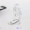Ventas Directas de Fábrica Soportes de Ángulo Gruesos de Acero Inoxidable para Fijar Divisiones en Ángulo Recto, Accesorios para Estanterías, Soportes de Ángulo Recto en L y T de 90 Grados