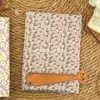40 Piezas de Tela Floral de Algodón Puro, Serie Floral Pequeño Color Café Estilo Coreano, Impresión Directa Digital para Ropa de Mujer, Ropa de Niños, Bolsos y Accesorios