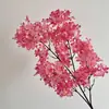 Flor Artificial Lilás Criptografada Flor de Cerejeira Ornamentos de Luxo para Casa Sala de Estar Salão de Casamento Decoração de Teto de Casamento Flores Artificiais