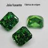 5A Diamante de Gelo Flor de Gelo Diamante de Alto Carbono Esmeralda Fábrica de Pedras Preciosas Artificiais Wuzhou Distribuição Transfronteiriça Joias Artesanais Zircônia
