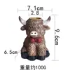 Portavelas de Resina Yak Transfronterizos Nuevos Adornos Creativos para el Hogar Sala de Estar Soporte para Velas Decoración Navideña de Oficina Regalos