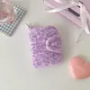 Mini monedero de alta apariencia estilo coreano, bolsa portátil para guardar audífonos y labial, bolsa pequeña linda para estudiantes para salidas y documentos de identidad