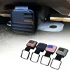 Accesorios para Modificación de Automóviles Transfronterizos Gancho de Remolque Tapón de Polvo Cubierta de Enchufe para Vehículos Todoterreno Cubierta Protectora de Boca Cuadrada para Plaza de Tracción de Camionetas