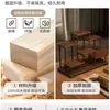 Estante de Té de Escritorio Madera Maciza Nuevo Estilo Chino Mesa de Té Estante de Almacenamiento para Juego de Té de Escritorio Sala de Té Estante de Té Estante de Exhibición Pequeño