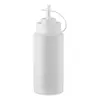 Garrafa Squeeze para Molho Molho de Salada de Tomate com Escala Ponta Plástica Transparente Squeeze Comercial Pote de Óleo Molho Garrafa de Molho