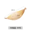 UMC7 Venta al por mayor Cesta tejida pura hecha a mano Plato para freír tempura Cesta de frutas Recipiente para frutas Cesta de bambú Plato para pasteles Fruta