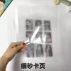 Fabricante Mayorista Personalizado de Páginas Interiores para Álbumes de Tarjetas A4 Páginas Rellenables Escarchadas de 9 Ranuras Almacenamiento para Tarjetas de Juegos de Ídolos de 3 pulgadas