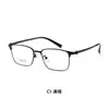 Negocio Mayorista Gafas Cuadradas Ultraligeras de Titanio para Hombre Gafas Retro Elegantes con Filtro de Luz Azul Montura de Gafas de Titanio Puro Ti0036