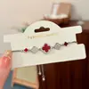 Pulsera de Flor de Cuatro Hojas con Microincrustaciones de Circonita, Diseño de Nicho Estilo Coreano, Joyería de Moda Personalizada de Lujo Ligero de Alta Gama para Mujer
