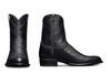 Bota Masculina Casual Versátil de Salto Anabela Baixo com Bico Apontado e Cabeça Arredonda Bordada Vintage Média JGB2023N020009