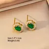 [Aço Titânio] Colar Elegante Esmeralda Popular da Amazon para Mulheres, Luxo Acessível, Alta Moda, Joia Simples de Corrente para Clavícula