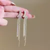 Pendientes Irregulares de Plata con Aguja de Plata y Diamantes Completos Estilo Europeo y Americano, Diseño Exquisito y Lujoso, Pendientes Versátiles de Moda de Nicho con un Toque Elegante