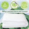 Capa de Planta Não Tecida, Isolamento de Inverno, Tecido de Capa de Planta à Prova de Umidade e Frio, Manta de Planta Anticongelante, Estoque Pronto para Exportação
