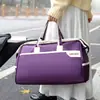 Bolsa de viagem grande capacidade para atividades ao ar livre com separação seco/molhado, bolsa de ginástica dobrável, bolsa de armazenamento para viagens curtas de negócios, bolsa de mão feminina