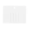 Tarjeta de Cartón Blanca Lisa para Pasador 7.1X9.1 Tarjeta para Accesorios del Cabello Cartón Accesorios del Cabello para Niños Tarjeta de Papel Cuatro Ranuras para Tarjetas Lote de Tarjetas