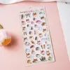2026 Pegatinas Sólidas para Niños Pegatinas 3D en Relieve Pegatinas de Piedras Preciosas de Cristal Pegatinas Lindas para Decoración de Teléfono Móvil Patrones de Dibujos Animados