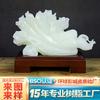 Col Cabbage de Jade Imitación Hetian Personalizado Artesanías de Resina Transparente Botones con Efecto Jade Azulejos de Mahjong Personalización