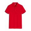 Playeras tipo polo de algodón con logo personalizado para ropa de trabajo corporativa, camisetas publicitarias para grupos, camisetas de manga corta con cuello y texto impreso y bordado