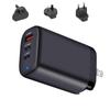 Cargador de Nitruro de Galio de 65W Carga Rápida PD Cargador de Teléfono Móvil Laptop Tableta GaN 65W Fuente de Carga