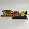 Novos Enfeites de Letras para Halloween, Decorações de Halloween, Enfeites de Logo de Madeira, Decorações para Recepção de Feriado, Ideias Criativas para o Festival dos Fantasmas