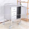 Venta al por mayor de fábrica puerta única tres humos dos dos humos mesa de equipo carrito de herramientas de acero inoxidable carrito médico carrito de anestesia