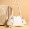 Bolsa de Ombro Transversal Versátil Retro de Couro Macio para Mulheres, Nova Moda Primavera/Verão 2026, Bolsa de Ombro Único Transversal Tendência de Alto Padrão