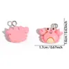 Accesorios de joyería diy al por mayor dibujos animados vida marina resina colgantes pequeños collar hecho a mano llavero colgantes materiales