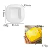Molde para Exprimir Mangostán Medio Pelado DIY Molde de Silicona de Grado Alimenticio para Pastel Mille-Feuille de Exprimir Ladrillo de Leche de Malvavisco