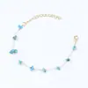 Colar Pulseira de Cascalho Assimétrico Estilo Novo Francês Ins Praia Colorido Doce Conjunto Acessórios de Alta Qualidade