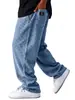 Pantalones casuales a cuadros de ajuste holgado para hombre, europeos y americanos, en stock, pantalones de pana gofrada rectos, pantalones de trabajo de color liso de moda