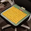 Tapete Refrescante de Verão Almofada para Assento de Mahjong Tapete de Bambu Antiderrapante Almofada para Sofá de Carro Banco de Estudante Almofada para Cadeira de Escritório de Longa Duração