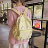 Mochila de Gato Desenho Animado Fofa para Meninas, Mochila Escolar para Alunos do Ensino Fundamental, Mini Mochila Leve, Estilo Japonês, Simples, Leve e Confortável