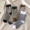 Meias de Toalha Femininas, Meias Grossas Quentes Listradas de Cano Médio para Outono e Inverno, Meias de Terry Melard, Meias Femininas Atacado