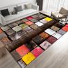 Alfombra nórdica abstracta transfronteriza para sala de estar, mesa de centro, dormitorio, alfombra geométrica completa, balcón, área de ocio, alfombra al por mayor