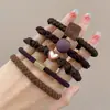Elástico de cabelo antiderrapante para mulheres, novo modelo 2026, elástico de cabelo durável, faixa de cabeça de alta elasticidade, anel de cabelo para rabo de cavalo