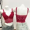 Artículo popular de comercio exterior: Lencería de Espalda Bonita con Encaje de Perlas Huecas y Espalda Adornada, Camisola con Diseño de Fruncidos de Alta Elasticidad