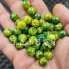 Cuentas Redondas de Ágata de Colores, Cuentas Sueltas de Jade, Pulsera, Collar, Accesorios para Joyería de Calcedonia Roja, Amarilla, Azul, Verde de 10 mm, Cuentas Hechas a Mano