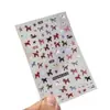 Pegatinas para Uñas de Pony de Año Nuevo 3D en Relieve Lindos Dibujos Animados Patrón de Tela Retro Uñas Portables Decoraciones de Pegatinas para Uñas DIY