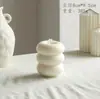 Vela Aromática de Anillo de Rosquilla Estilo Ins Decoraciones Creativas para el Hogar Adornos Decoración de Dormitorio Regalo Romántico de Cumpleaños