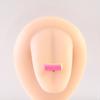 Coloridos anillos de lengua acrílicos color caramelo, anillos de pezón sexys, joyería para piercing de lengua de chica hot