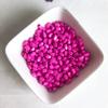 Contas quadradas soltas de liga colorida DIY corda de cabelo com contas para crianças pulseira trançada material de acessórios de joias