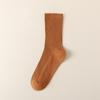 Calcetines de algodón para mujer, primavera y verano, absorbentes del sudor, antibacterianos, japoneses, informales, combinables, de algodón, negros, apilados.