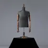 Maniquí de cuerpo entero para exhibición de ropa de hombre, maniquí de tienda de ropa, maniquí de medio cuerpo, soporte para maniquí de traje, ropa formal, soporte para escaparate