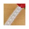 Encaje Bordado de Código de Barras Soluble en Agua de Seda de Leche Accesorios para Ropa, Accesorios de Lencería, Accesorios para Vestidos de Novia 4cm Manualidades DIY