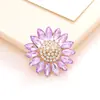 Transfronterizo Nuevo Cristal Ojo de Caballo Girasol Accesorios para Joyería DIY Moda Simple Aleación de Zinc Diamante Accesorios Material