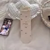 Calcetines para mujer, estampado floral pequeño, calcetines de algodón, nuevos estilos de otoño, calcetines de encaje estilo coreano hasta la pantorrilla, sin costuras, con rayas verticales y un diseño de volantes